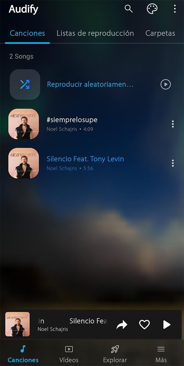 Como escuchar tus descargas en Android -  NS Music