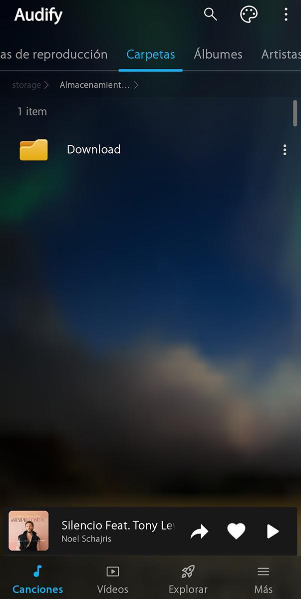 Como escuchar tus descargas en Android -  NS Music