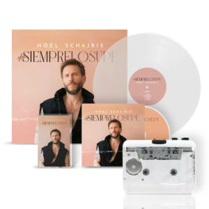 Mega Bundle #SIEMPRELOSUPE Noel Schajris, Cassette, CD y Vinilo, walkman de regalo