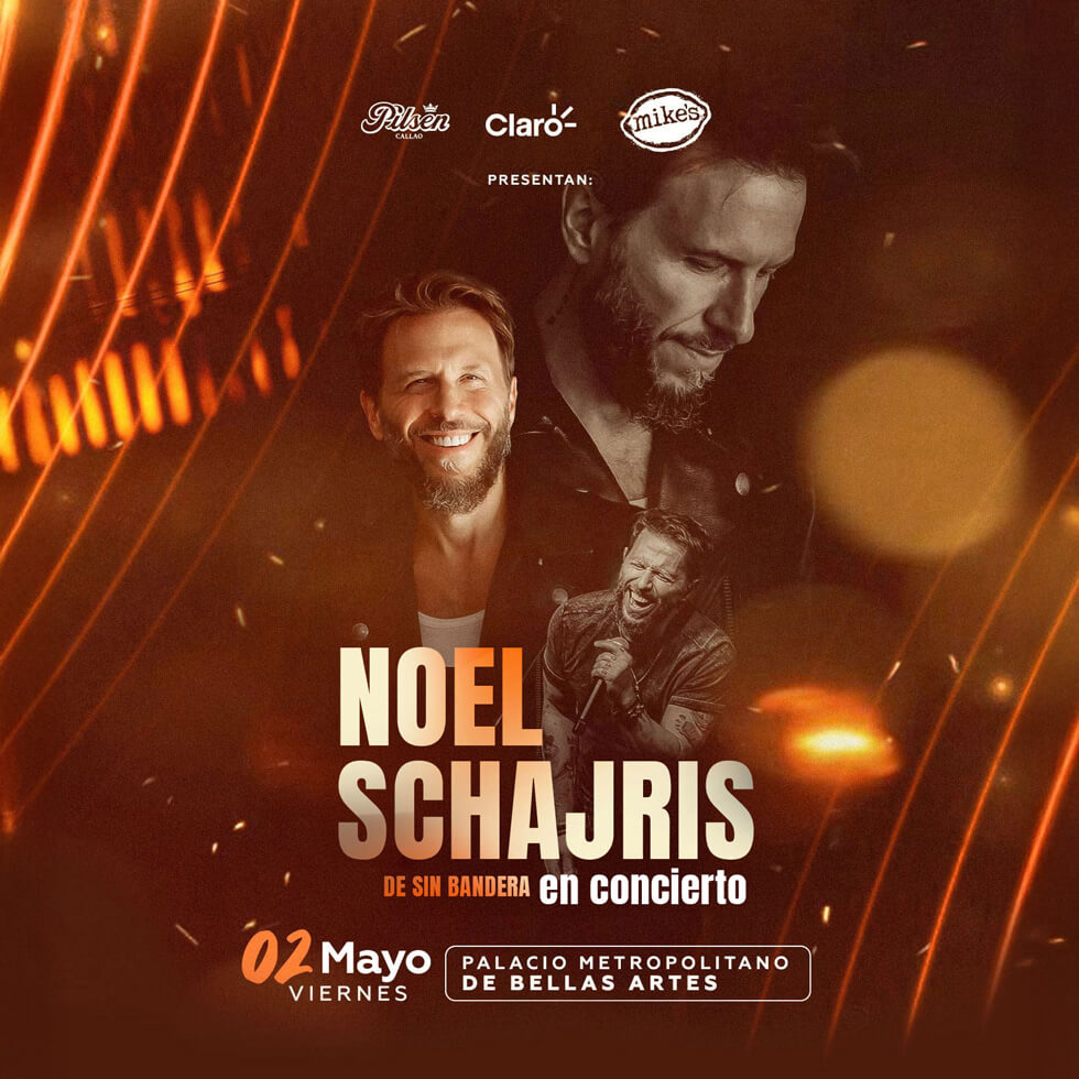 Tour Noel Schajris Arequipa Perú, 2 de mayo 2025