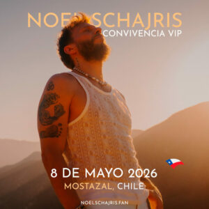 Store - Tienda en línea Merch Noel Schajris (Sin Bandera) 12 Convivencia VIP 8 de Mayo 2026, Mostazal, Chile, Noel Schajris, Sin Bandera