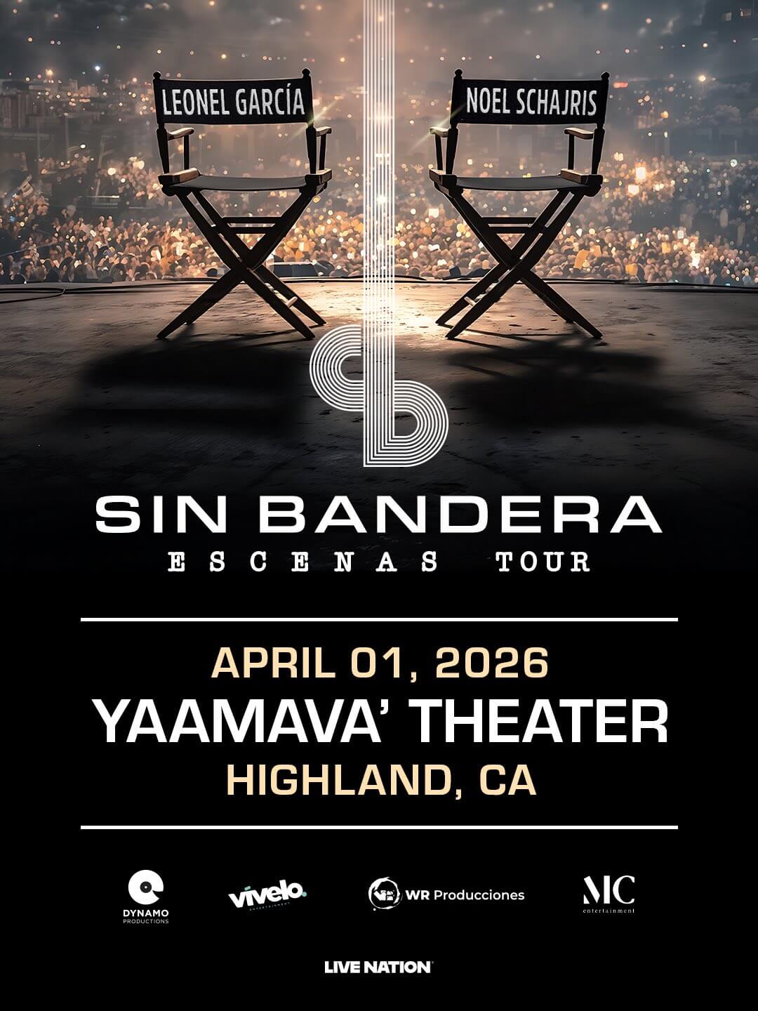 Tickets Sin Bandera, 1 de Abril 2026, Hightland, California Tickets Sin Bandera, 1 de Abril 2026, Hightland, California