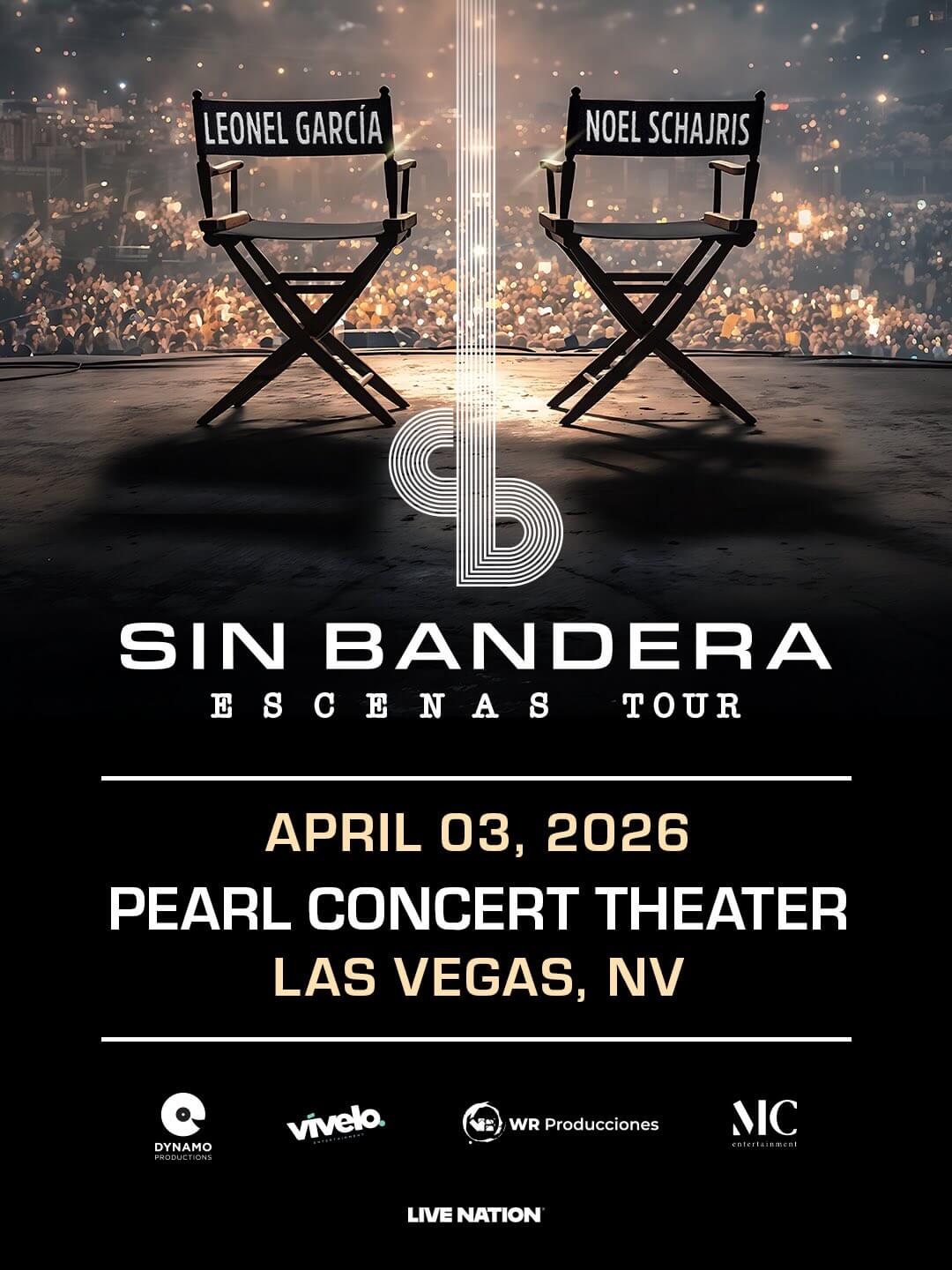 Tickets Sin Bandera, 3 de Abril 2026, Las Vegas, Nevada Tickets Sin Bandera, 3 de Abril 2026, Las Vegas, Nevada