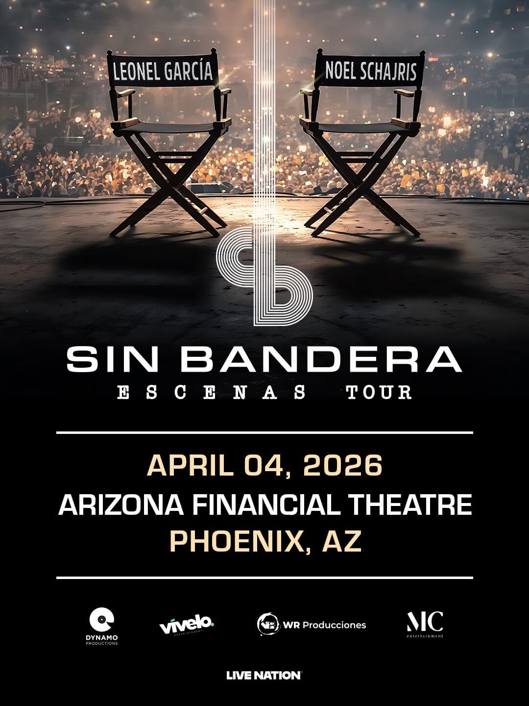 Tickets Sin Bandera, 4 de Abril 2026, Phoenix Tickets Sin Bandera, 4 de Abril 2026, Phoenix