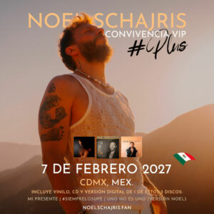 Convivencia VIP Plus 7 de febrero 2027, Auditorio Nacional, CDMX, México, Tour Sin Bandera Escenas, Noel Schajris